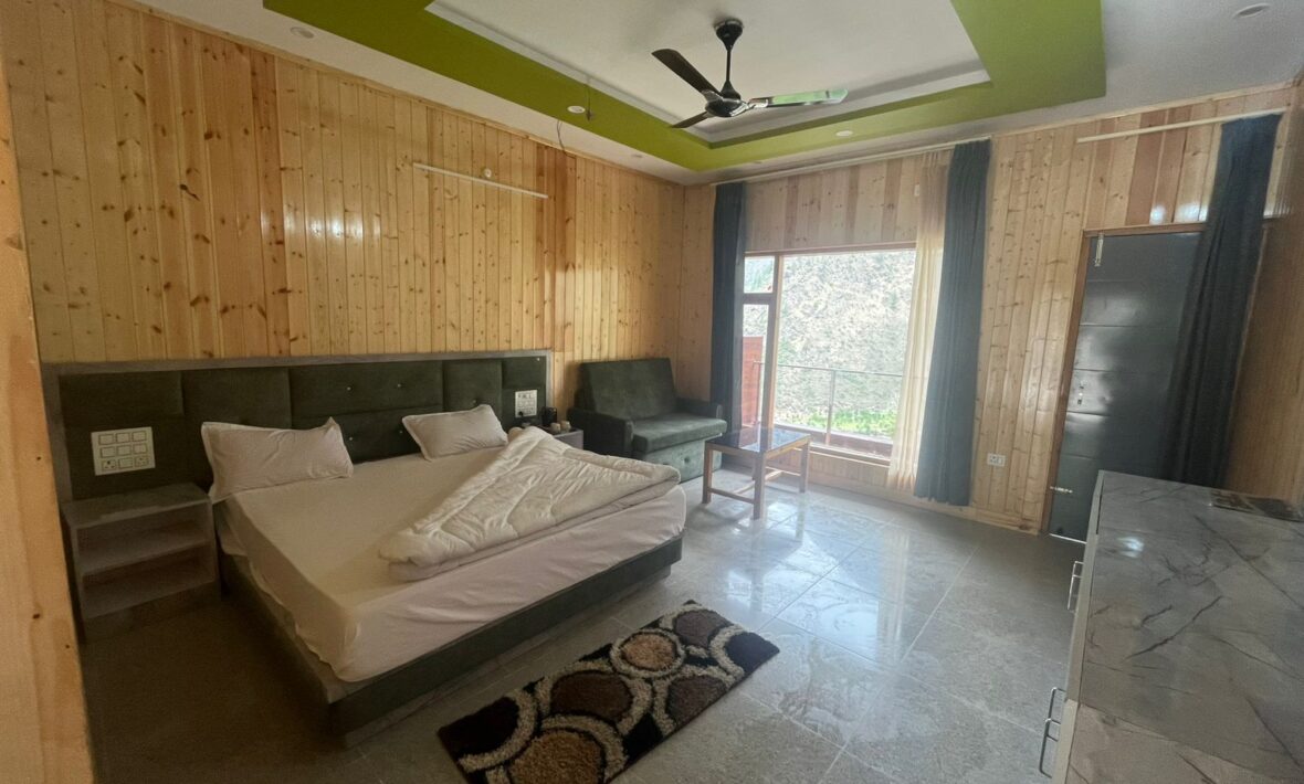 Luxury Twin Bed with Sofa Cum Bed